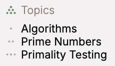 3-level topic hierarchy